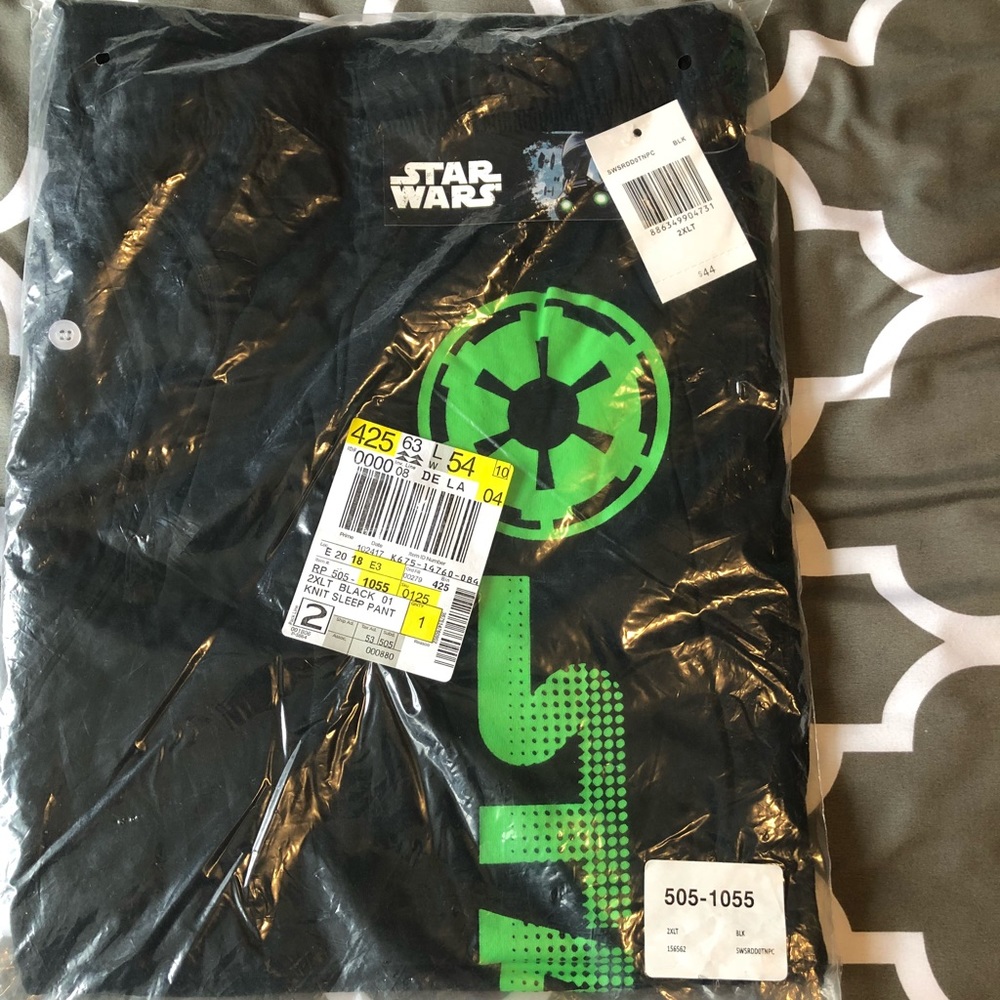 Men’s 2XL Tall Star Wars Pajama Pants
